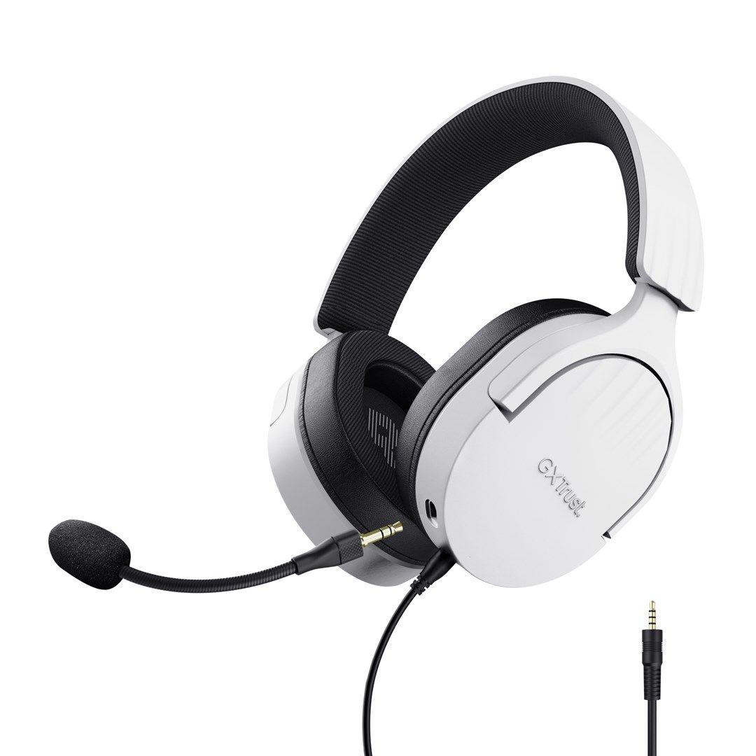 Słuchawki TRUST GXT489W FAYZO HEADSET WHT (25210) — zdjęcie 1