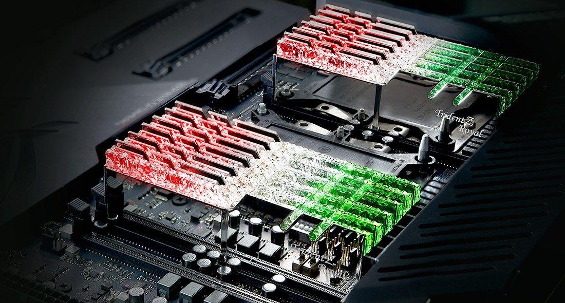 G.SKILL TRIDENTZ ROYAL RGB DDR4 2X16GB 3600MHZ CL16 XMP2 SILVER F4-3600C16D-32GTRSC — zdjęcie 5