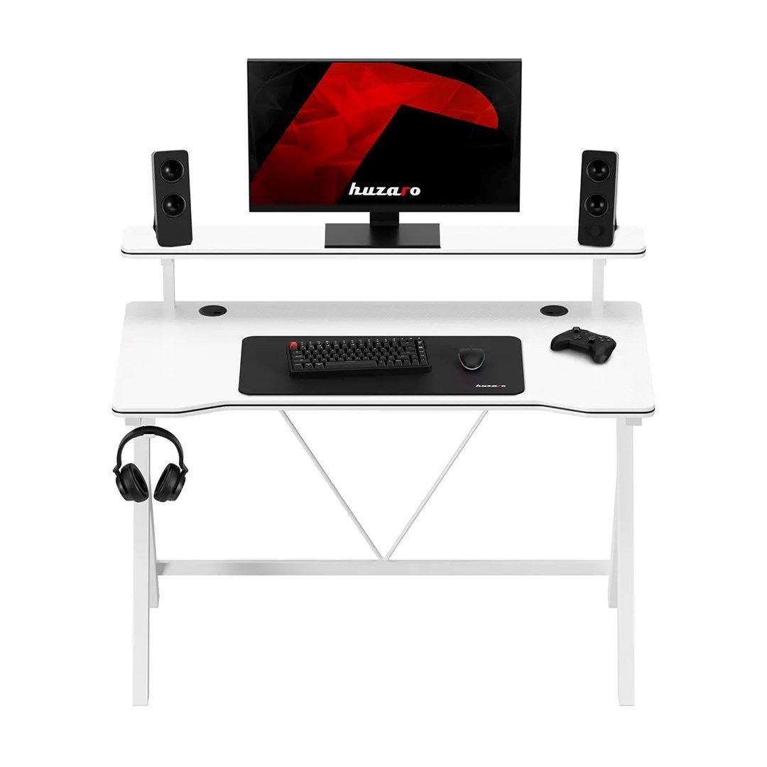 Biurko gamingowe Huzaro Hero 1.9 White — zdjęcie 4