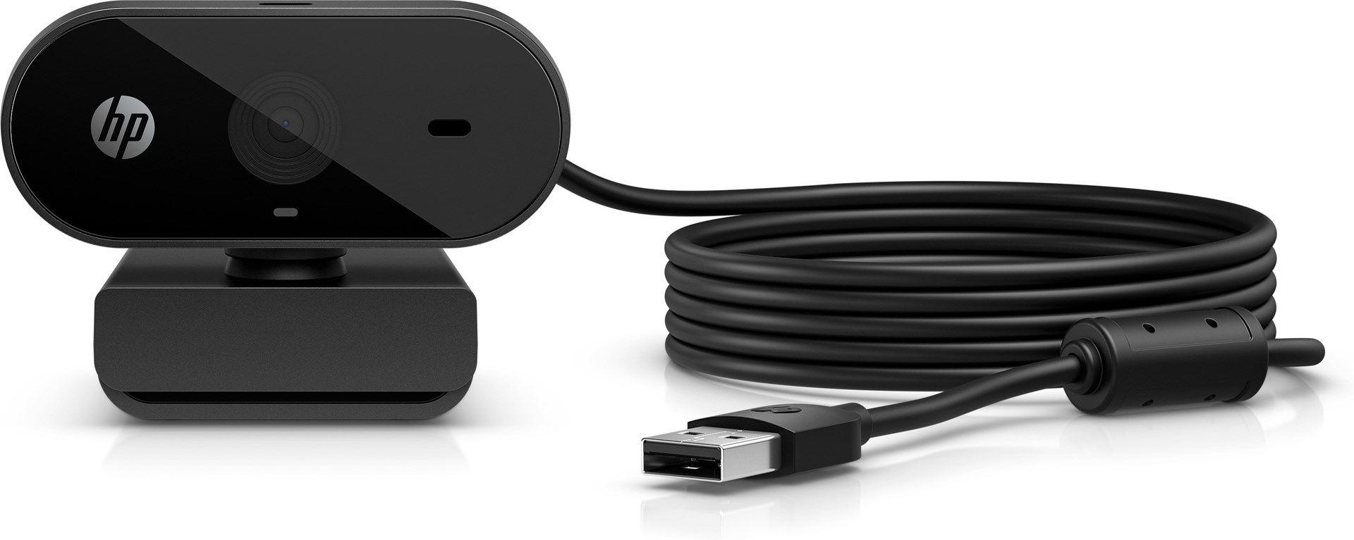 Kamera internetowa HP 320 Full HD Webcam USB czarna 53X26AA — zdjęcie 1