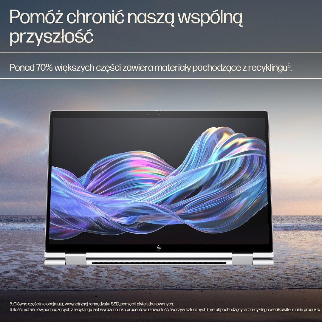 HP Elitebook X G1i Flip Ultra 5 228V 14.0"WUXGA Touch IPS AG 400 nits 32GB LPDDR5x SSD512 Intel Arc Cam 5 Mpx AI 68Wh W11Pro Glacier Silver 3Y OnSite — zdjęcie 12