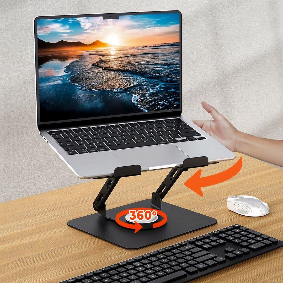 MEDIA-TECH REGULOWANA, OBRACANA, ERGONOMICZNA PODSTAWKA POD LAPTOPA LAPTOP STAND ROTO MT2662 — zdjęcie 10