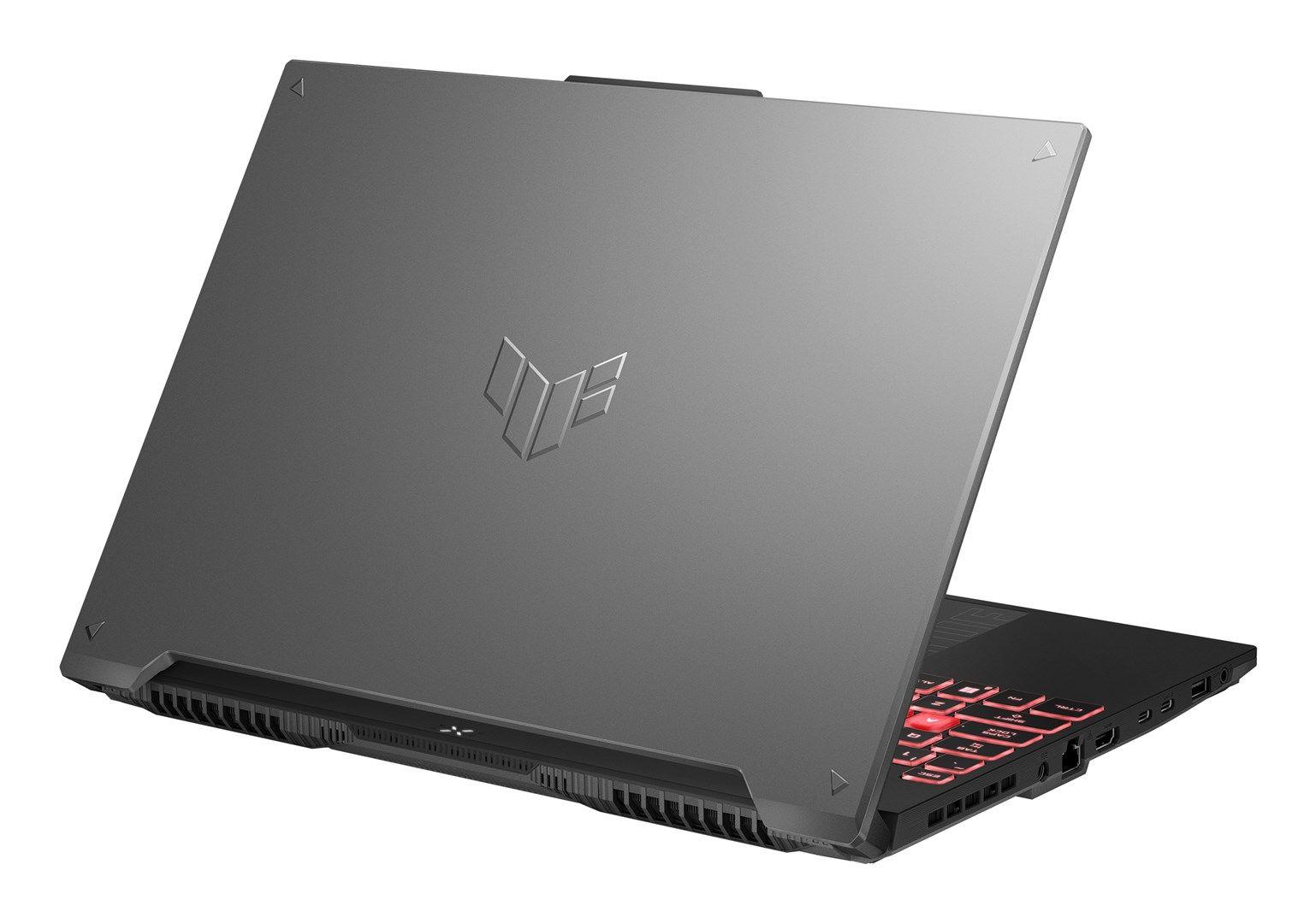 ASUS TUF Gaming A16 FA607NUG-RL117 Ryzen 7 7445HS 16.0"FHD+ 144Hz Value IPS-level AG 16GB DDR5 5600 SSD512 WLAN+BT LAN GeForce RTX 4050 6GB Cam720p 56WHrs NoOS Mecha Gray — zdjęcie 2