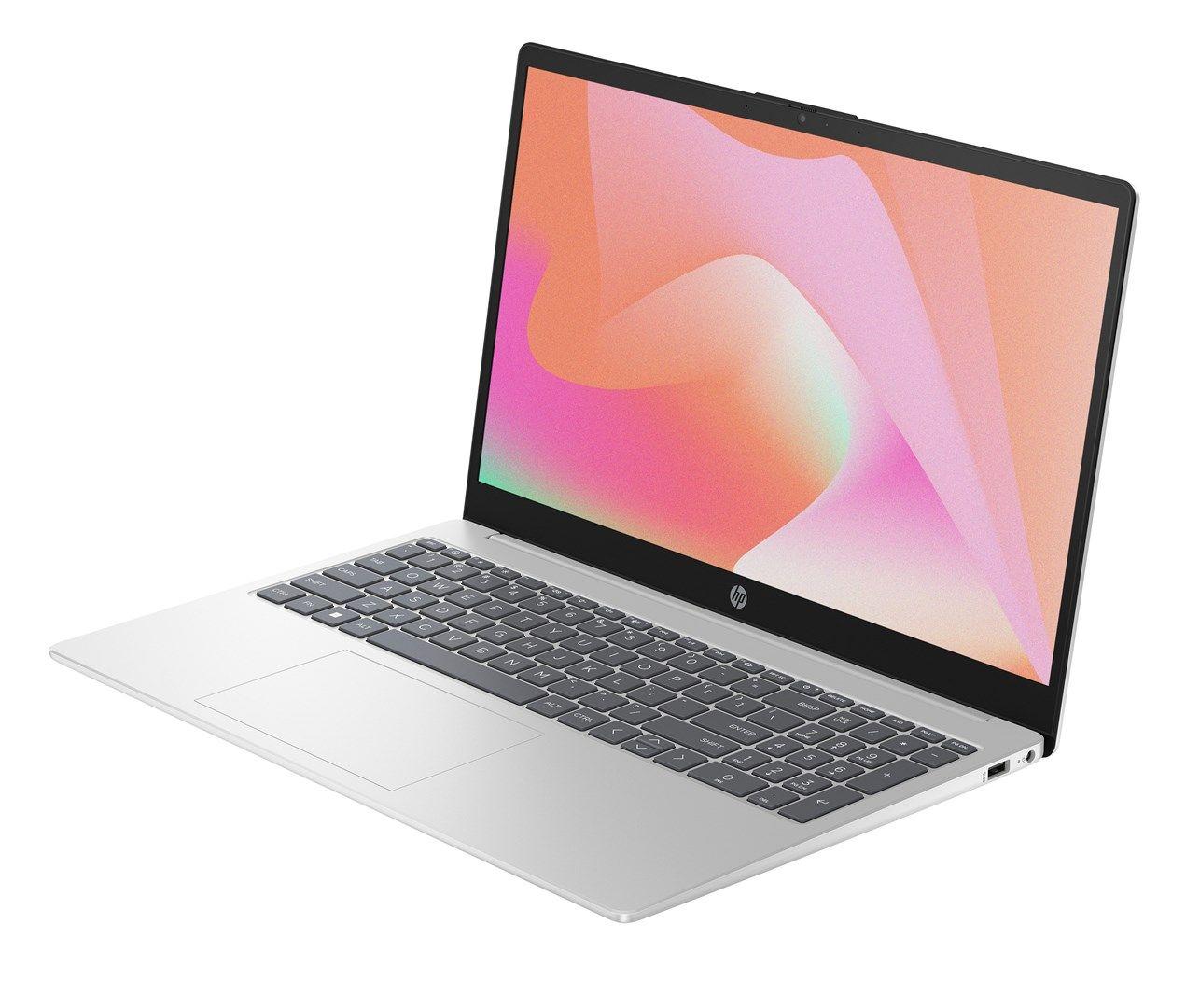 HP 15-fd1068nw Ultra 5 125H 15,6"FHD IPS 300nits AG 24GB DDR5-5600 SSD512 Intel Arc Cam 720p 41Wh NoOS Natural Silver 2Y — zdjęcie 4