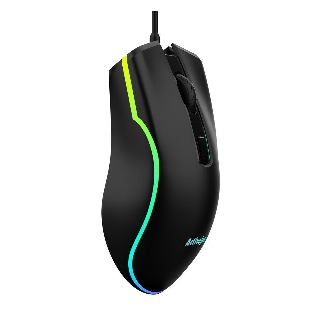 Podgrzewana mysz przewodowa Activejet USB AMY-W390; 30°C / 35°C / 40°C — zdjęcie 4