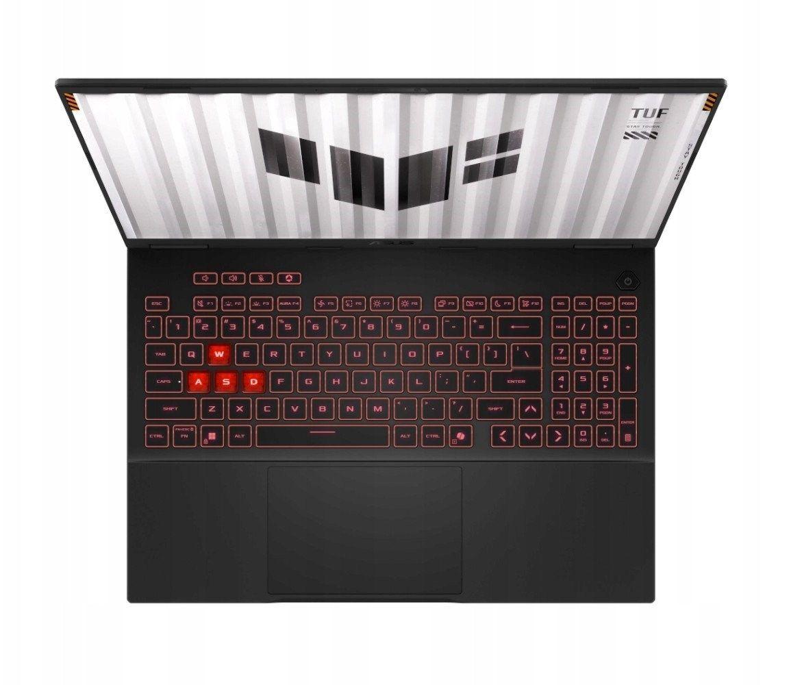 ASUS TUF Gaming A16 FA608UH-R7165W Ryzen 7 260 16.0"FHD+ IPS-level 300nits AG 16GB DDR5 5600 SSD512 GeForce RTX 5050 8GB WLAN+BT LAN Cam1080p 90WHrs W11 Jaeger Gray — zdjęcie 6