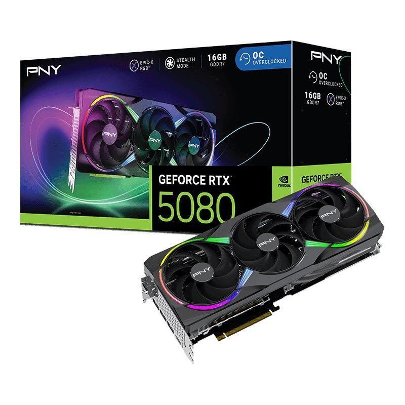 Karta graf. PNY RTX 5080 ARGB OC — zdjęcie 9