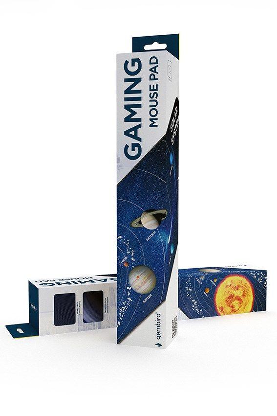 GEMBIRD PODKŁADKA POD MYSZ "UKŁAD SŁONECZNY" DLA GRACZY ROZMIAR XL 350X900MM — zdjęcie 7