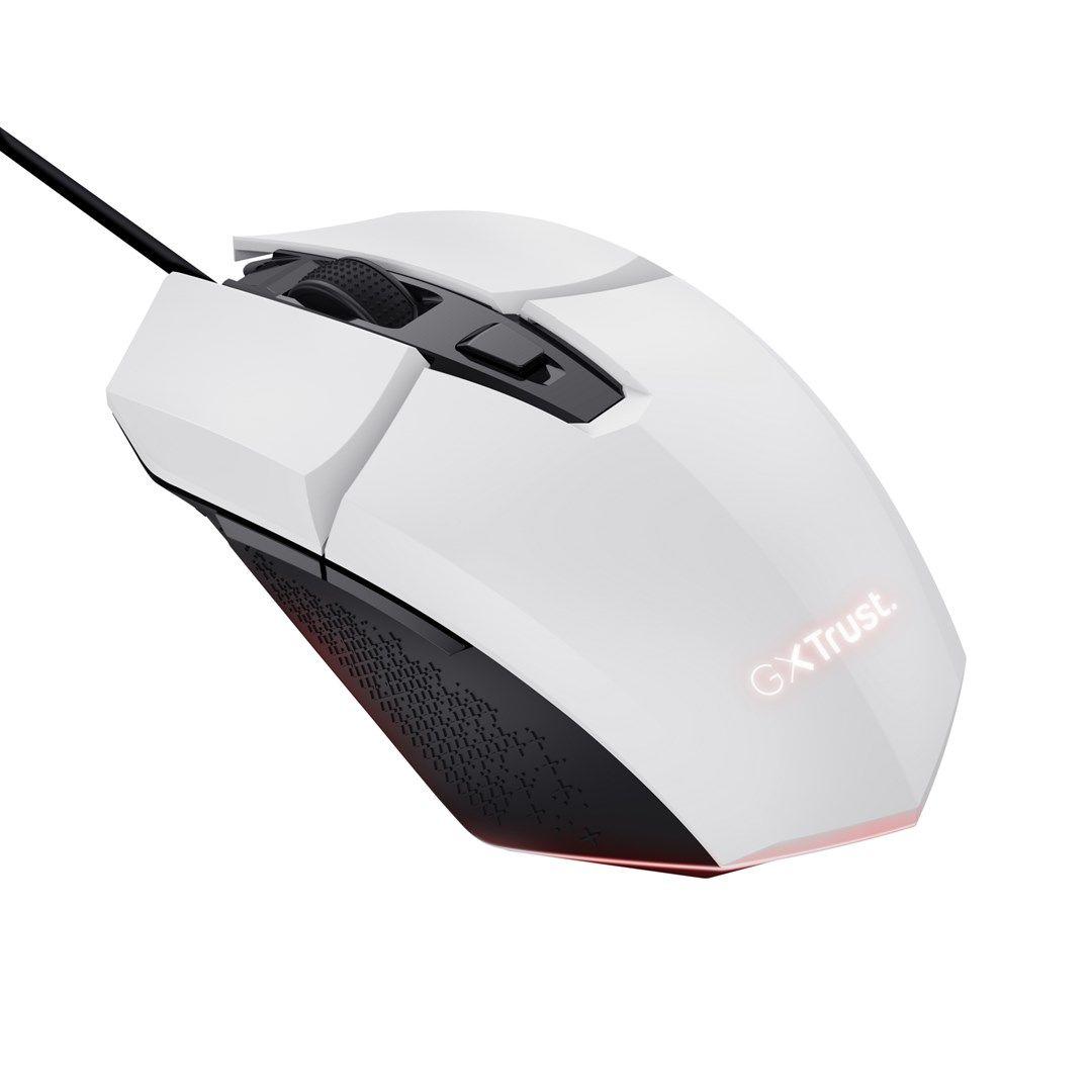 Mysz gamingowa TRUST GXT109P Felox Biała — zdjęcie 6