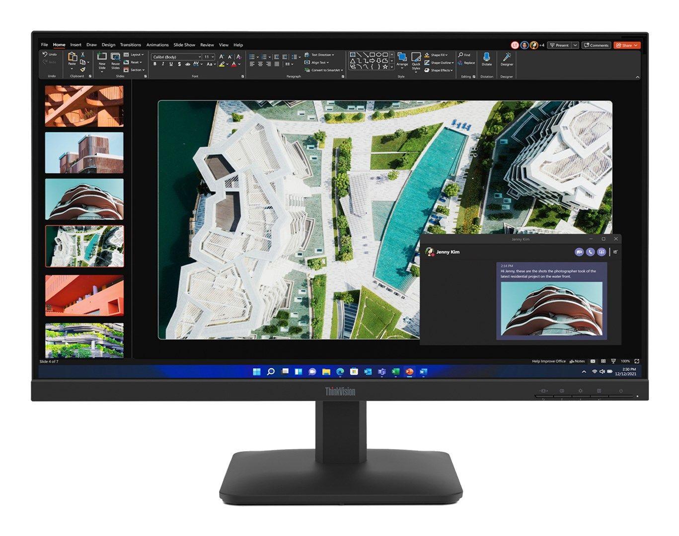 Lenovo ThinkVision S27-4e 27"FHD IPS 100Hz 300nits AG HDMI VGA Raven Black — zdjęcie 1