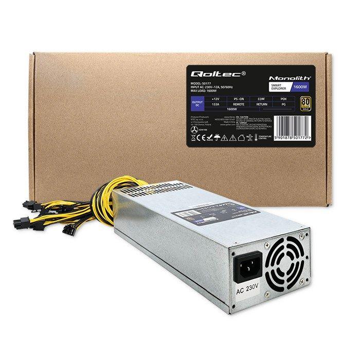 QOLTEC ZASILACZ PCI-E SMART 1600W — zdjęcie 4