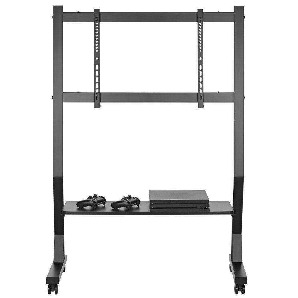 TECHLY STOJAK MOBILNY TV 45-90"KG DO 60KG REGULOWANY PÓŁKA AV — zdjęcie 2
