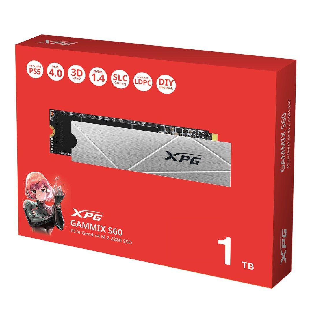 ADATA DYSK SSD GAMMIX S60 1TB PCIe Gen4 M.2 — zdjęcie 8
