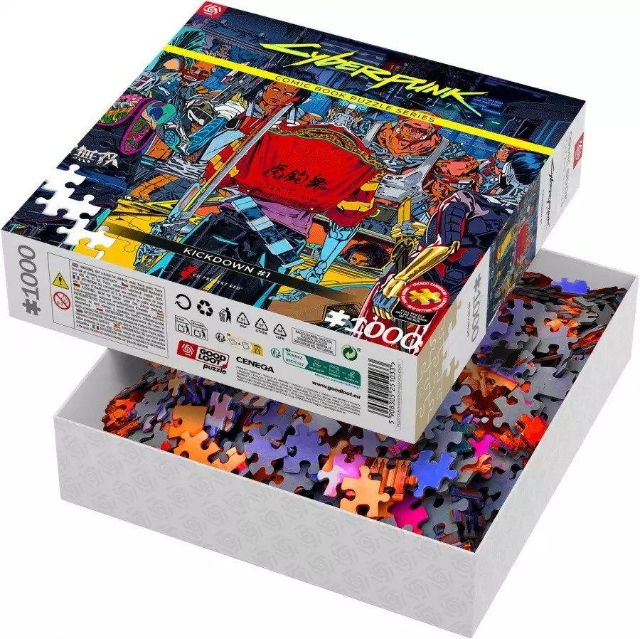 Puzzle Good Loot: Cyberpunk 2077 - Kickdown, 1000 elementów — zdjęcie 4