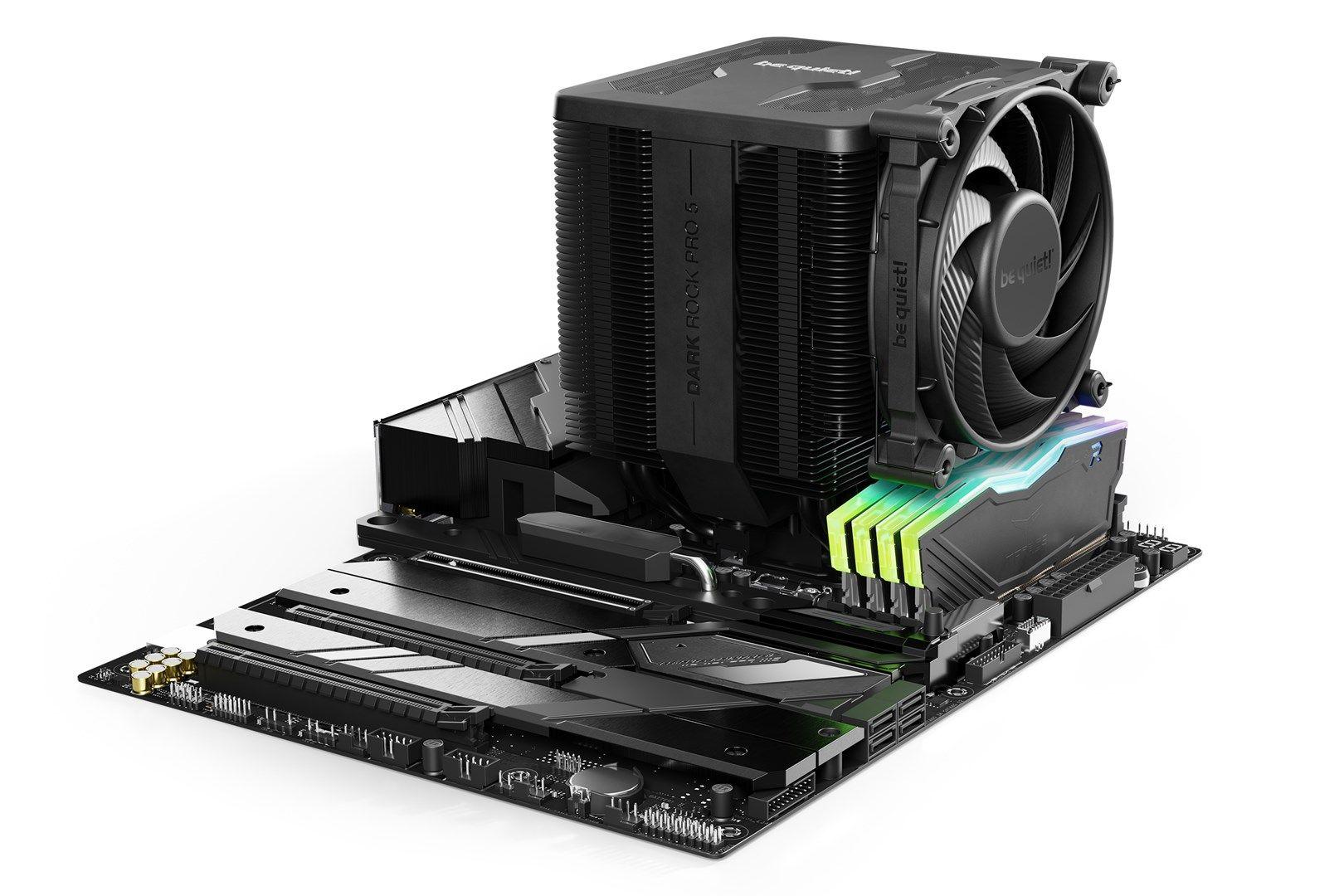 Chłodzenie BE QUIET! DARK ROCK PRO 5 kompatybilny Intel (1700, 1200, 1150, 1151, 1155) oraz AMD (AM5, AM4) — zdjęcie 4