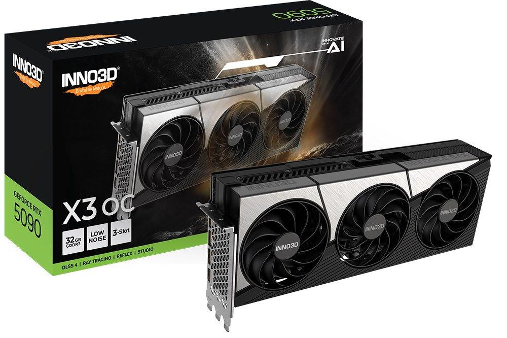 Karta graficzna INNO3D GeForce RTX 5090 X3 OC — zdjęcie 3