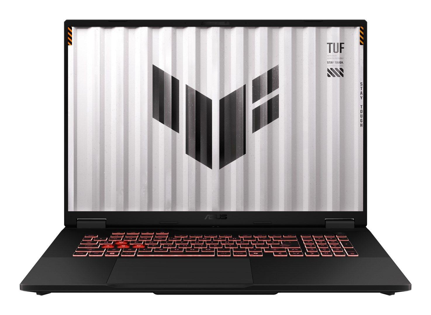 ASUS TUF Gaming A18 FA808UM-S9058 Ryzen 7 260 18.0" 2.5K 240Hz IPS-level 500nits AG 16GB DDR5 5600 SSD512 GeForce RTX 5060 8GB WLAN+BT LAN Cam1080p 90WHrs NoOS Jaeger Gray — zdjęcie 2