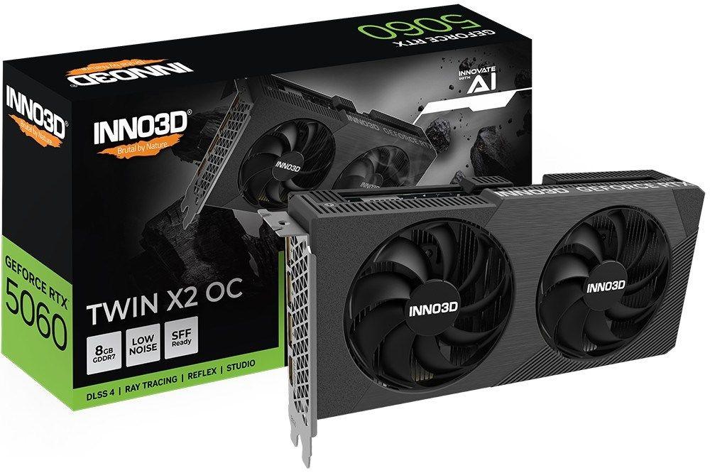 Karta graf. INNO3D RTX 5060 Twin X2 OC 8GB — zdjęcie 1
