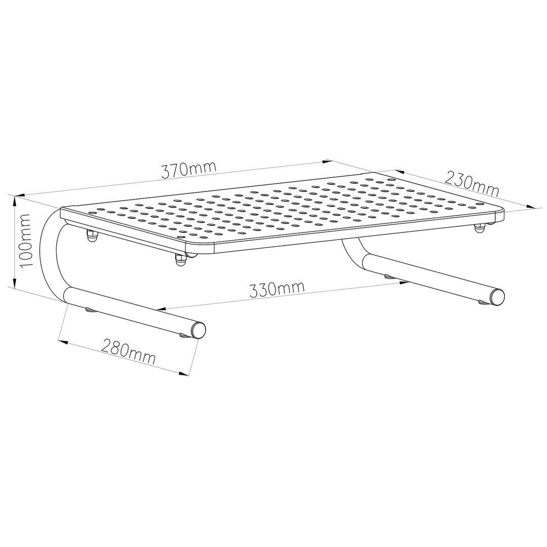 MACLEAN PODSTAWKA POD MONITOR, LAPTOP,DRUKARKĘ 13-32" MC-948 — zdjęcie 3