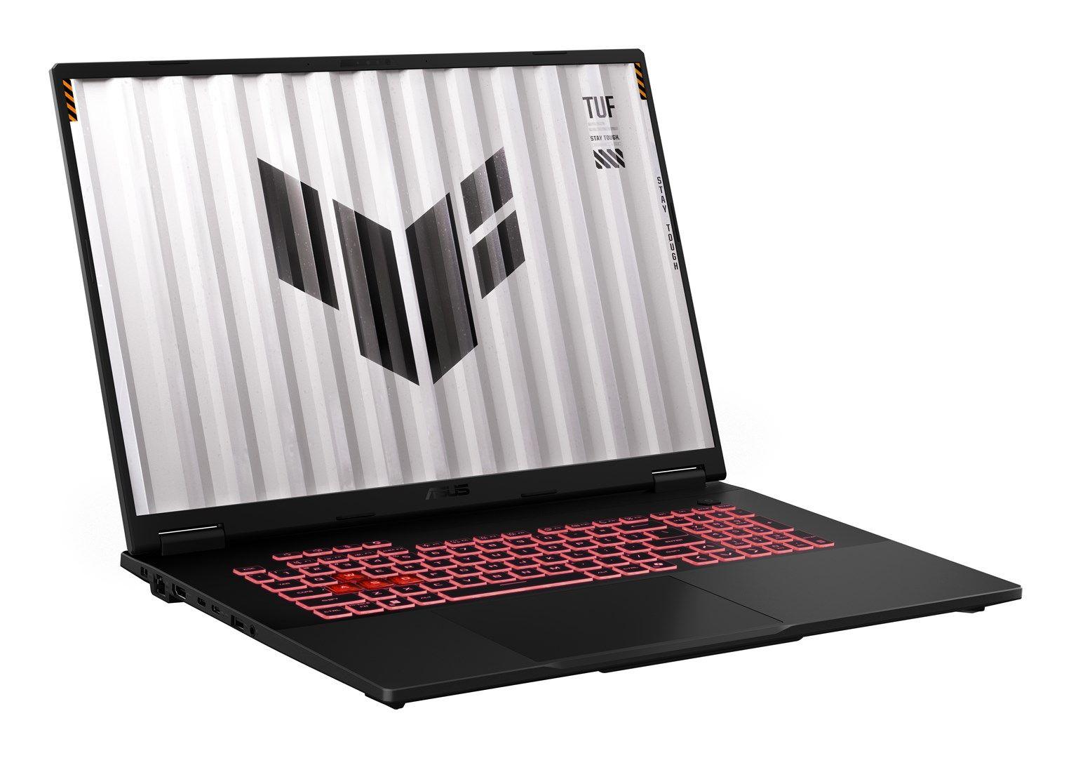 ASUS TUF Gaming A18 FA808UH-S8021 Ryzen 7 260 18.0"FHD+ 144Hz IPS-level 300nits AG 16GB DDR5 5600 SSD512 GeForce RTX 5050 8GB WLAN+BT LAN Cam1080p 90WHrs NoOS Jaeger Gray — zdjęcie 4