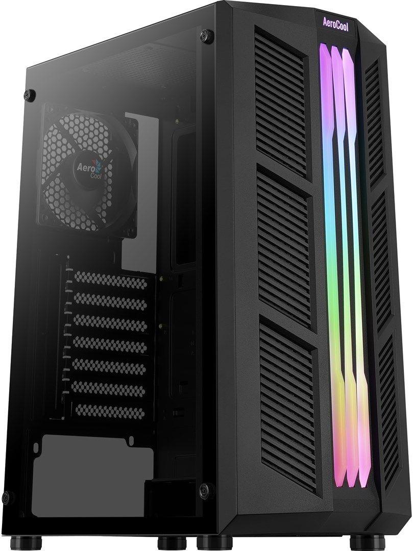 OBUDOWA AEROCOOL PGS PRIME-G-BK-v1 RGB czarna — zdjęcie 2