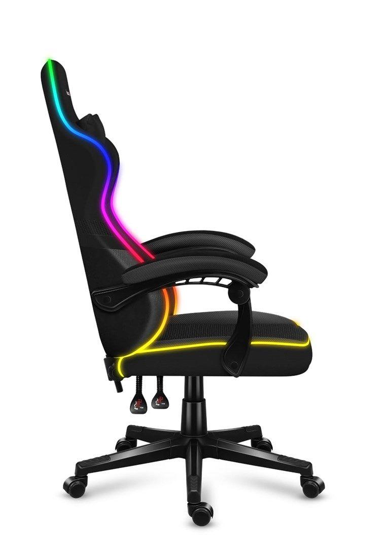 Fotel gamingowy Huzaro Force 4.4 RGB Black — zdjęcie 2