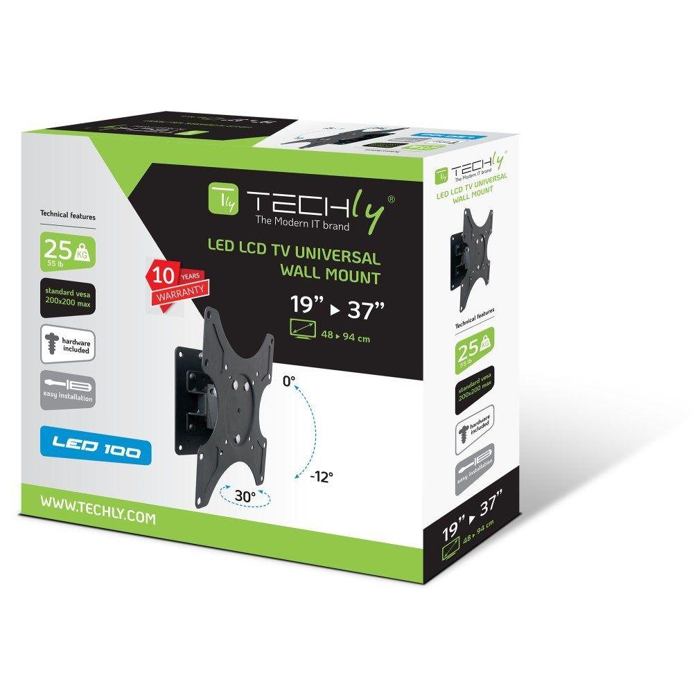 TECHLY UCHWYT ŚCIENNY TV LED/LCD 17-37 CALI 25KG O — zdjęcie 2