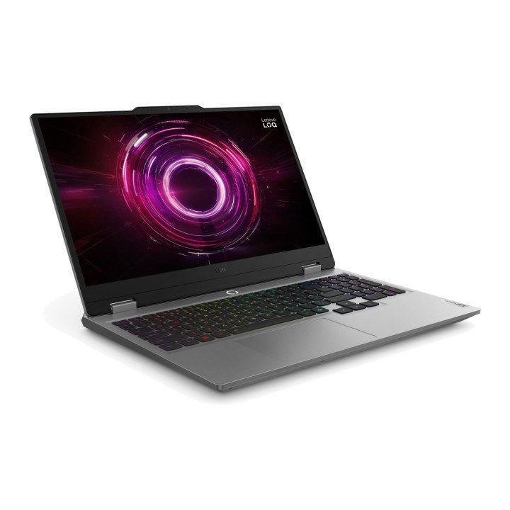 Lenovo LOQ 15AHP10 Ryzen 5 220 15.6" FHD IPS 300nits 144Hz AG 32GB DDR5 5600 SSD512 GeForce RTX 5050 8GB 60Wh NoOS Luna Grey — zdjęcie 3