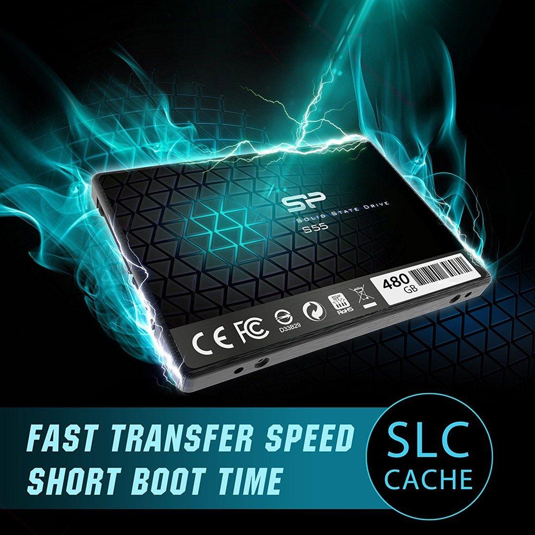 Dysk SSD Silicon Power S55 480GB 2,5" SATA III 560/530 MB/s (SP480GBSS3S55S25) — zdjęcie 3