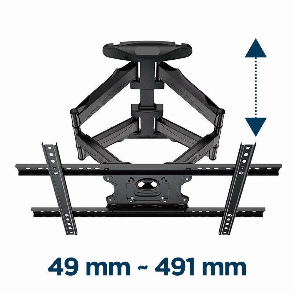 GEMBIRD UCHWYT ŚCIENNY REGULOWANY LCD 32"-75" VESA MAX 600 X 400MM, DO 45KG — zdjęcie 7