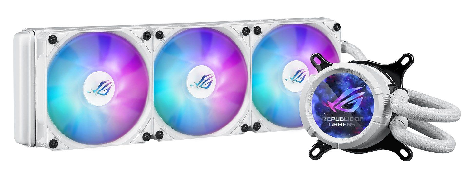 Chłodzenie ASUS ROG STRIX LC III 360 ARGB LCD WHT — zdjęcie 1