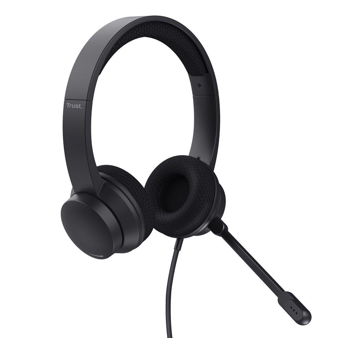 Zestaw słuchawkowy Trust HS-260 ENC Black — zdjęcie 8