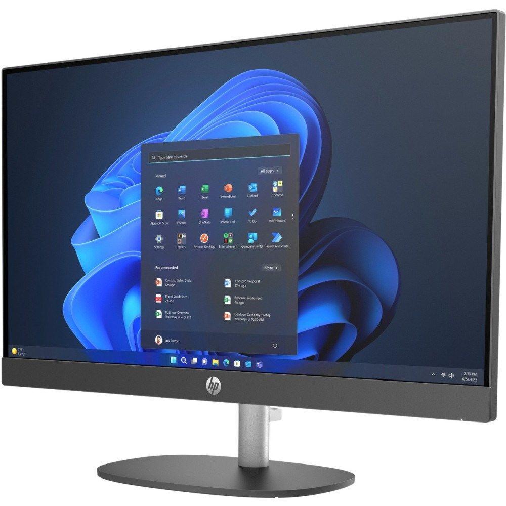 HP ProOne 240 G10 AIO i5-1335U 23,8"FHD 16GB DDR4 3200 SSD512 Intel Iris Xe Graphics W11Pro 3Y OnSite Black — zdjęcie 2