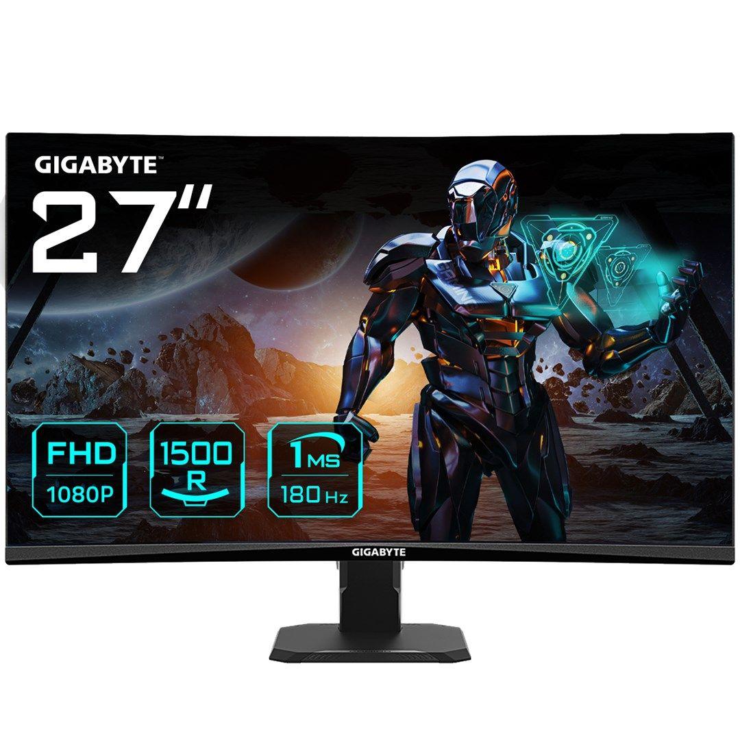 MONITOR GIGABYTE LED 27" GS27FC 180Hz — zdjęcie 1