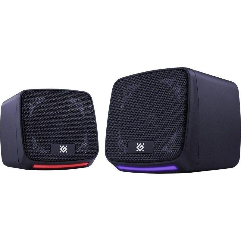 DEFENDER GŁOŚNIKI PC J3 2.0 6W LED USB CZARNE 65963 — zdjęcie 4
