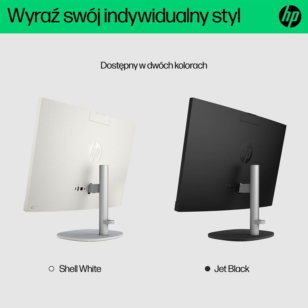 HP AIO 24-cr0124nw i3-N300 23.8"FHD IPS 250nits AG 8GB DDR4 3200 SSD512 UHD Cam720p kB+Mouse Win11 Shell White 2Y — zdjęcie 13