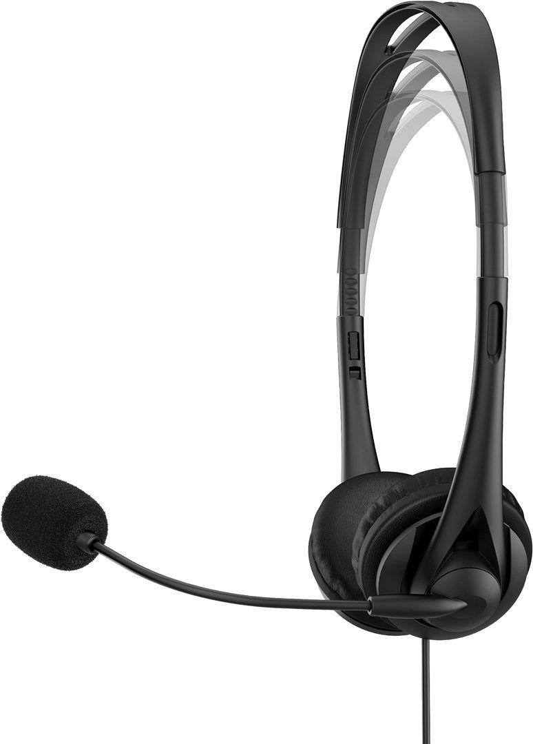 Słuchawki z mikrofonem HP Stereo USB Headset G2 przewodowe czarne 428H5AA — zdjęcie 4