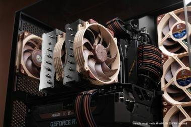 Wentylatory NOCTUA 140mm NF-A14x25r G2 PWM Sx2-PP — zdjęcie 6