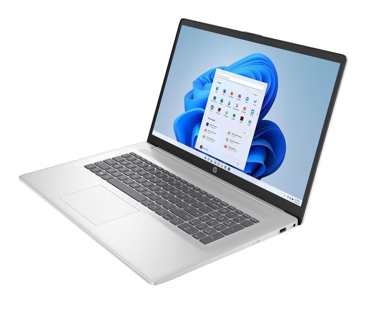 HP 17-cp3216nw Ryzen 7 7730U 17.3"FHD 300nits AG 16GB DDR4 SSD512 RX Vega 7 Cam720p 41Wh Win11 Natural Silver 2Y — zdjęcie 4