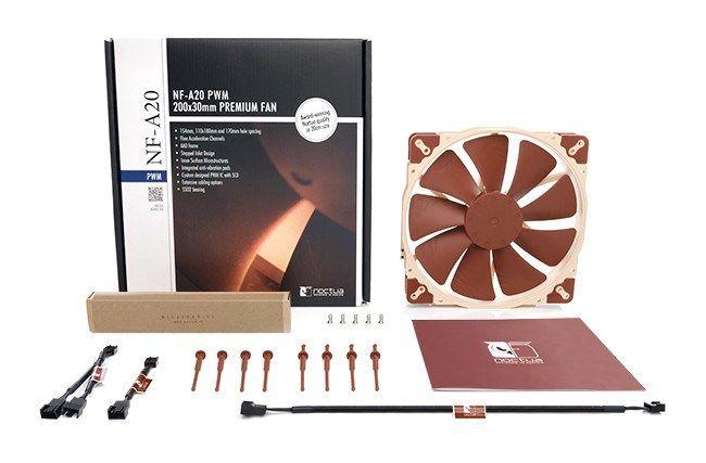 Wentylator NOCTUA 200x200x30 mm NF-A20 PWM — zdjęcie 5