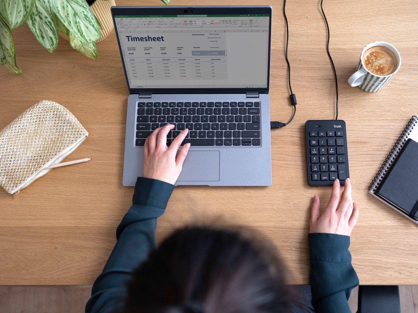 Klawiatura numeryczna TRUST Xalas USB — zdjęcie 6