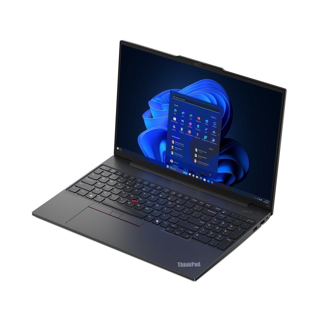 Lenovo ThinkPad E16 Gen 2 Ryzen 5 7535U 16"WUXGA IPS 300nits AG 8GB DDR5 SSD256 660M Backlit Kb FgPr Cam1080p 47Wh W11Pro Black (REPACK) 2Y — zdjęcie 15