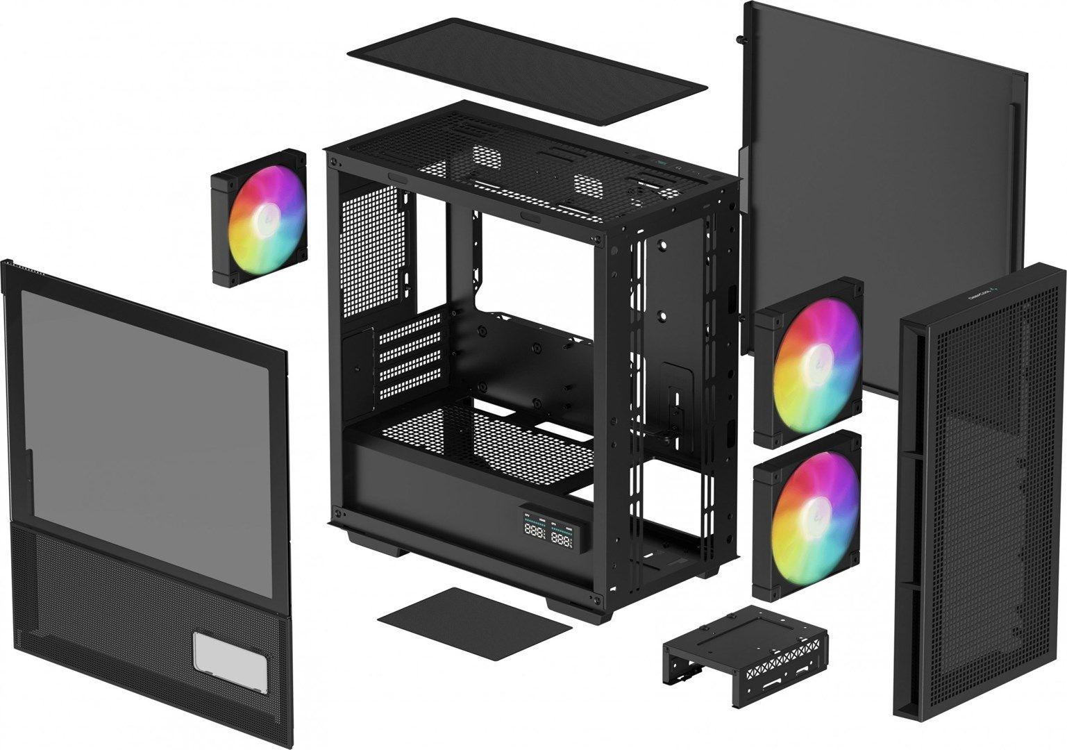 OBUDOWA DeepCool CH360 DIGITAL (R-CH360-BKAPE3D-G-1) — zdjęcie 4