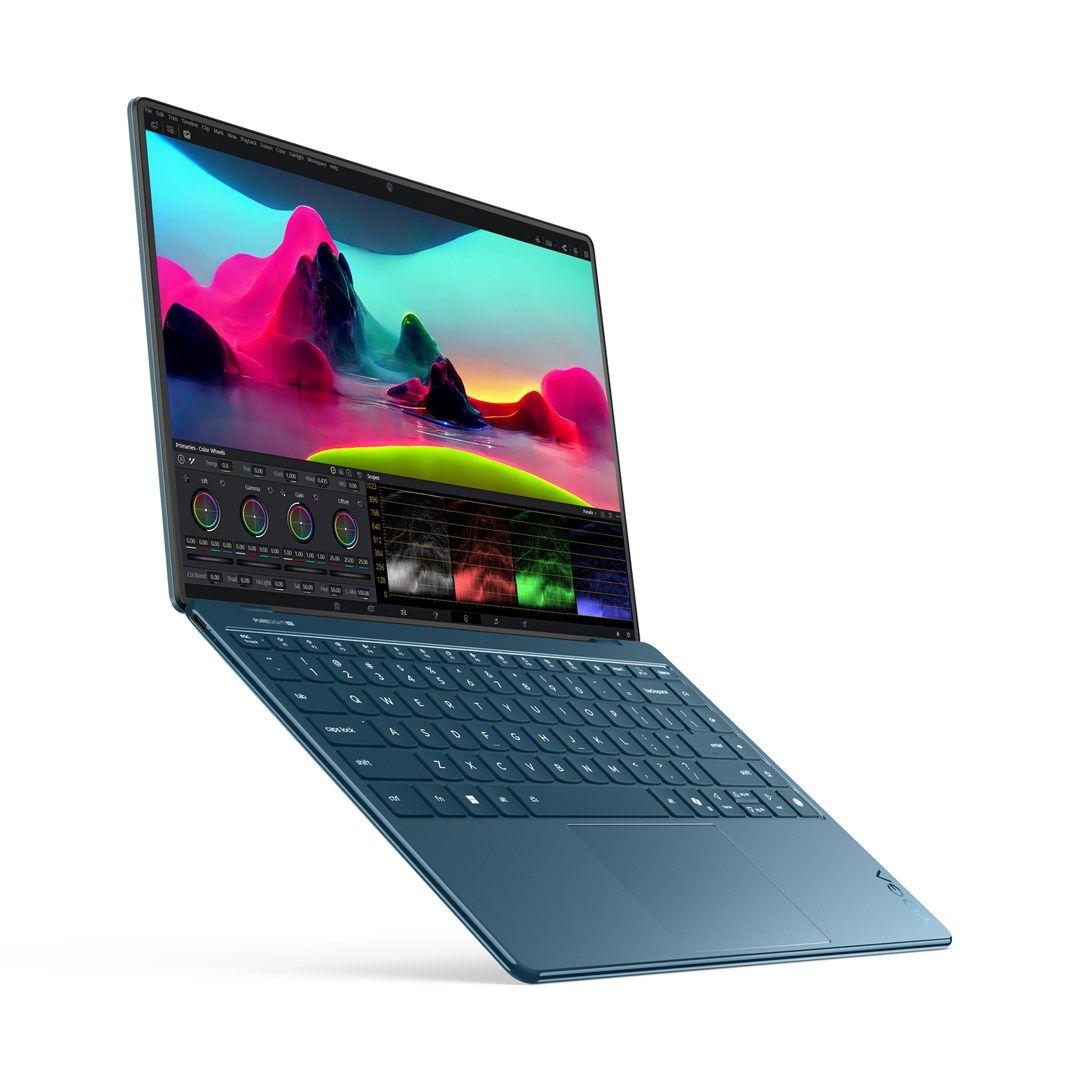 Lenovo Yoga Slim 9 14ILL10 Ultra 7 258V 14" 4K WQUXGA OLED 750nits Glossy 120Hz 32GB LPDDR5x-8533 SSD1TB Arc Graphics 140V Win11 Tidal Teal — zdjęcie 5