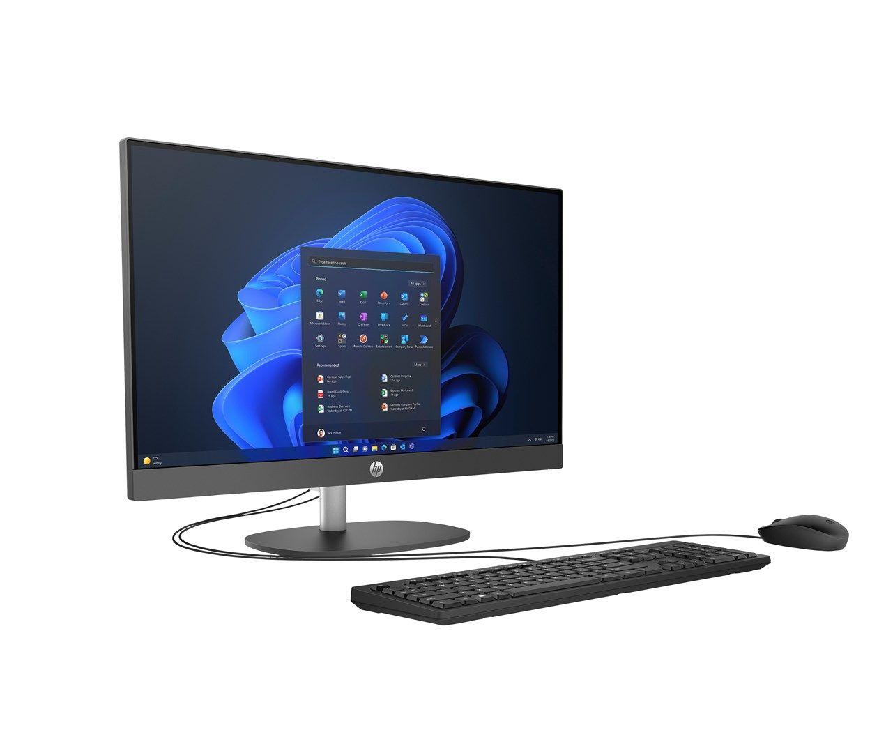 HP ProOne 240 G10 AIO 23.8"FHD IPS 250nits AG Ultra 7 155U 16GB DDR5 5600 SSD512 Intel UHD Cam 5 MP W11Pro 3Y OnSite — zdjęcie 2