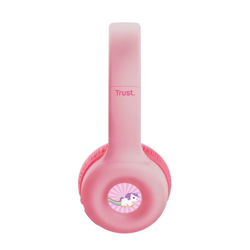 Słuchawki TRUST Nouna Wireless Kids pink — zdjęcie 5