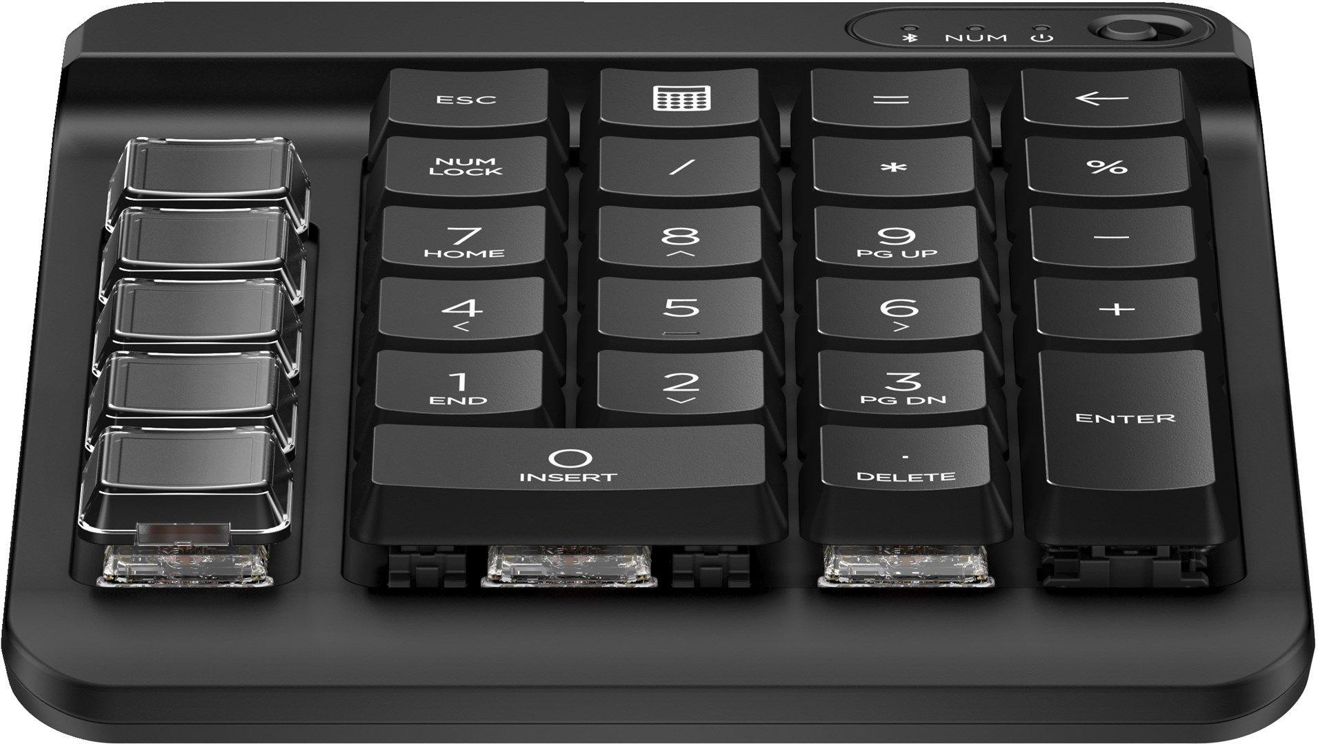 Klawiatura numeryczna HP 430 Bluetooth Programmable Wireless Mechanical Keypad bezprzewodowa czarna 7N7C2AA — zdjęcie 7