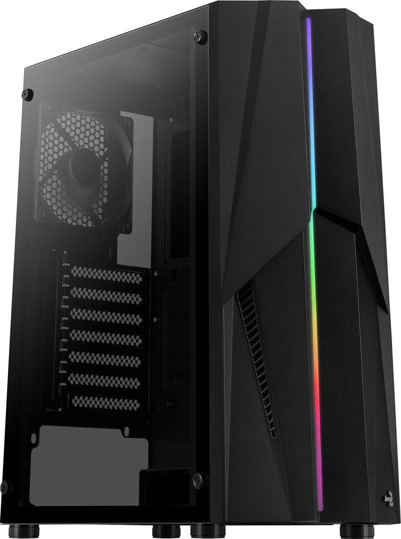 Obudowa AEROCOOL PGS MECHA-G-BK-v1 RGB czarna — zdjęcie 2
