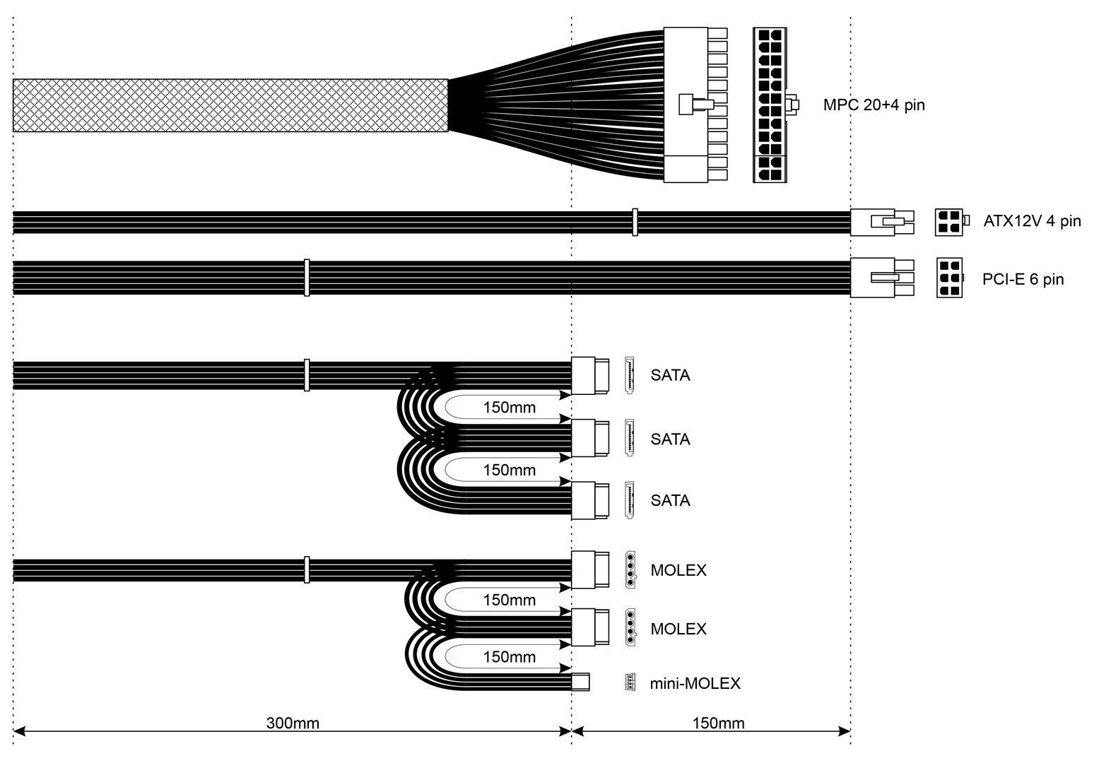 Zasilacz Akyga Basic AK-B1-550 (550 W; Pasywne; 120 mm) — zdjęcie 3