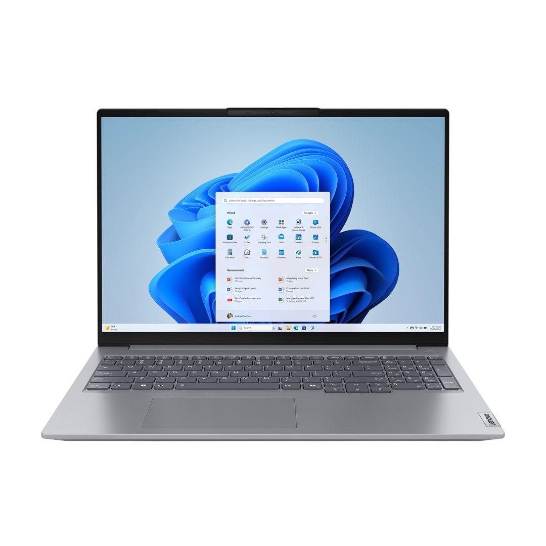 Lenovo ThinkBook 16 G7 Ryzen 7 7735HS 16.0" WUXGA IPS 300nits AG 16GB DDR5 4800 SSD1TB Radeon 680M Graphics W11Pro Arctic Grey 3Y OnSite — zdjęcie 1